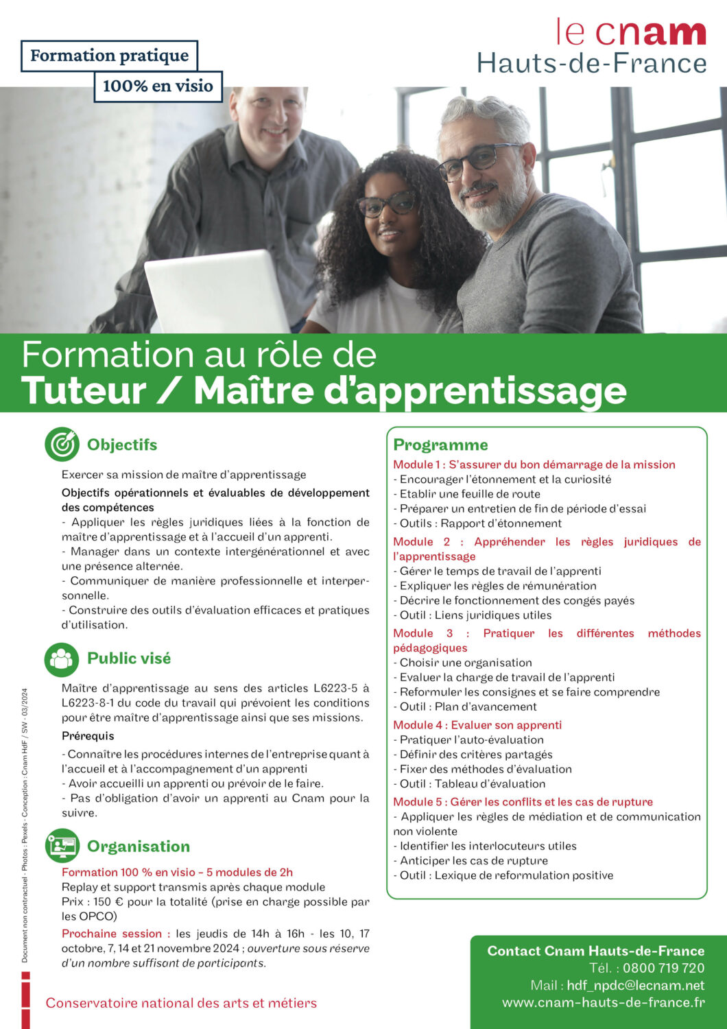 Fiche formation au rôle de maitre d'apprentissage, tuteur en entreprise