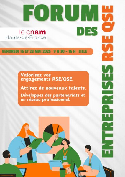 Forum RSE/QSE des Entreprises au cnam de Lille